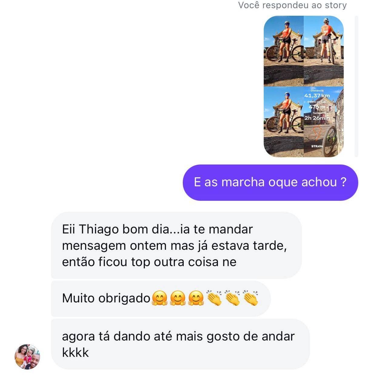 Depoimento de aluno
