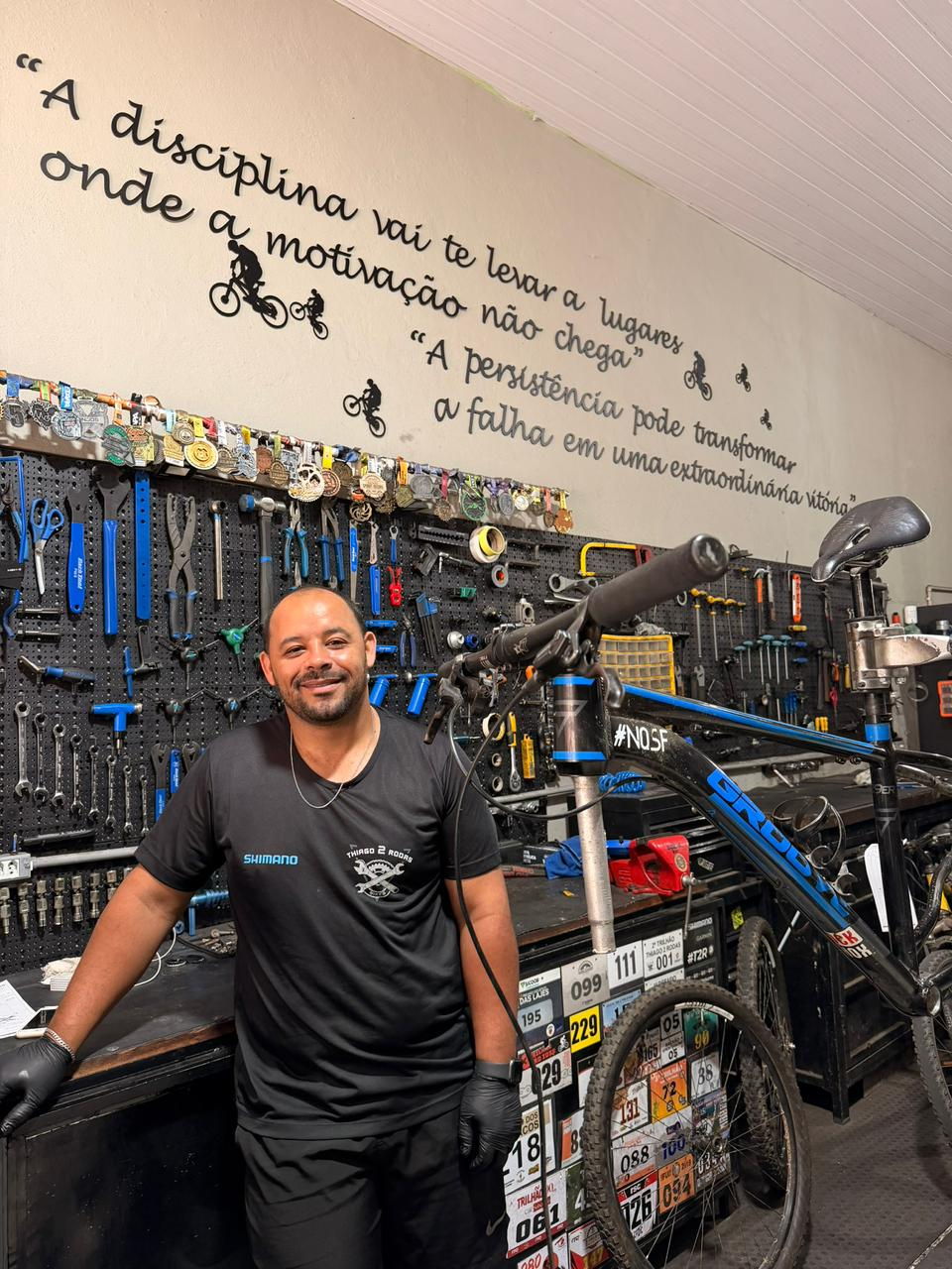 Thiago Mariano — Thiago2Rodas, mecânico profissional de bicicletas
